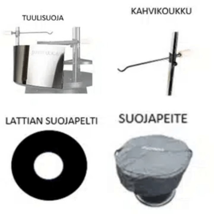 Kotka-Grilli 3 savuhuvalla – kotimainen nuotiogrilli pihalle