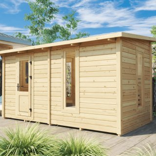 Pihasauna Rankki.- edullinen sauna kasattuna