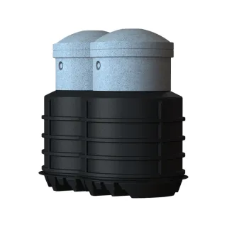 Umpisäiliö erikoismatala 6100-OD450 + IISI H12 Harmaavesipuhdistamo suodattimet