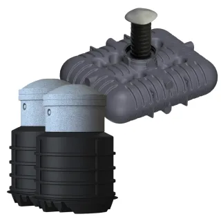 Umpisäiliö erikoismatala 6100-OD450 + IISI H12 Harmaavesipuhdistamo pääkuva