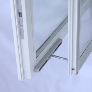 LOKKI Puu/alumiini-ikkuna. välikarmi keskellä- Edullinen avattava ikkuna