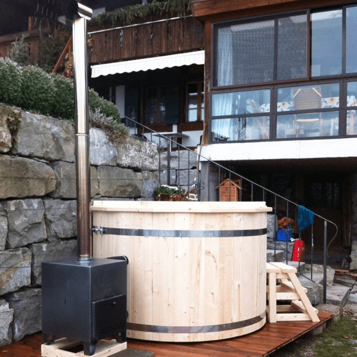 Puukylpytynnyri 4-12 henkilölle. Edullinen, puuvalmis palju puusta. Monta kokoa!