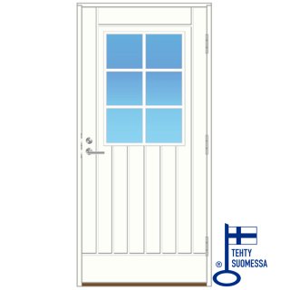 LOKKI Hilja ulko-oven rakenne 78 mm EPS matalaenergiarakenne