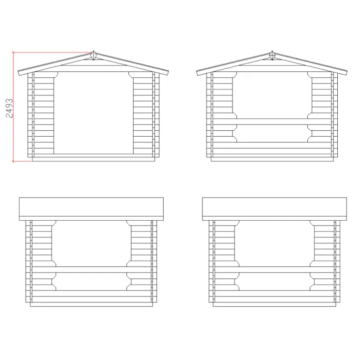 Grillikatos Loimu 9 m² – Kevyt ja edullinen grillikatos pihalle