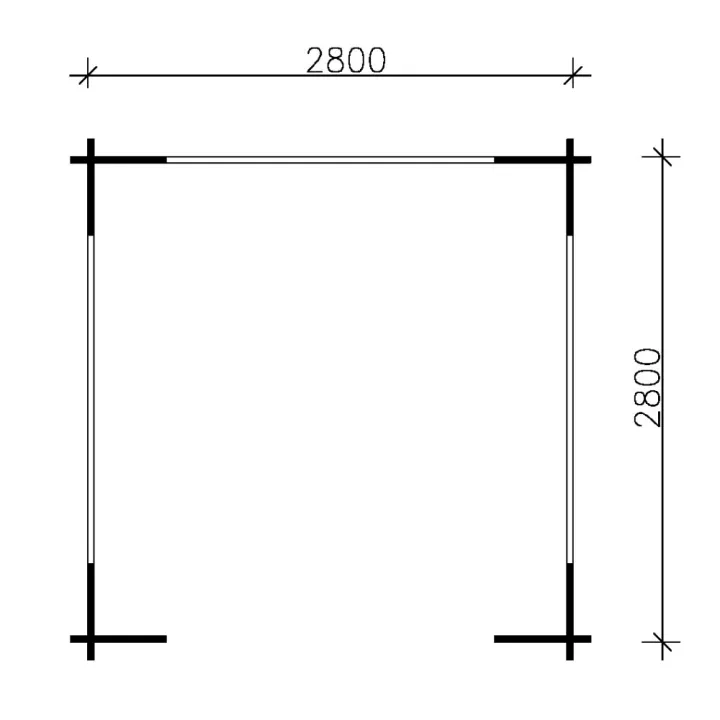 Grillikatos Loimu 9 m² – Kevyt ja edullinen grillikatos pihalle