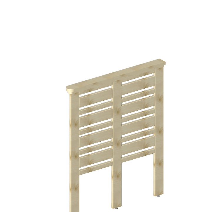 Saunan laudepääty kuusi | Basic-laude suojakaide Saunan laudepääty kuusi | Basic-laude suojakaide