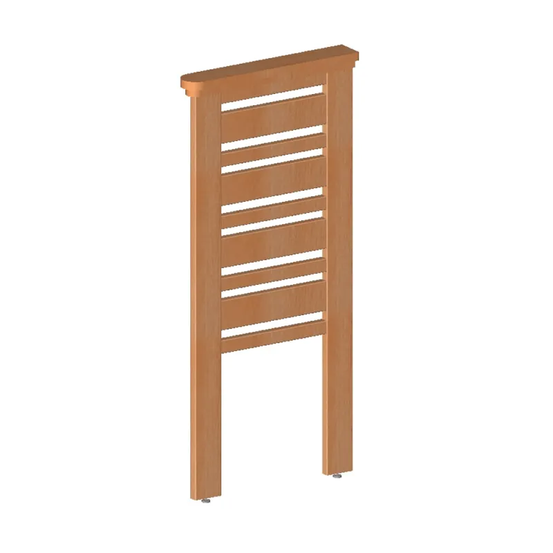 Saunan laudepääty puolikas tervaleppä | Suomilaude 54×130 cm