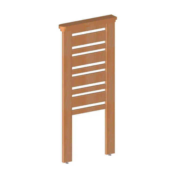 Saunan laudepääty puolikas tervaleppä | Suomilaude 54×130 cm