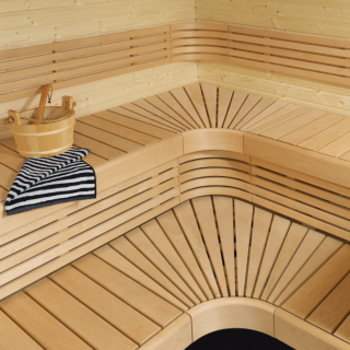 Kulmaelementti tervaleppä– Suomilaude kaareva lauderatkaisu