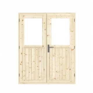 Lokki Kevyt pariovi puolilaseilla. Eristämätön. Räätälöi mittojesi mukaan