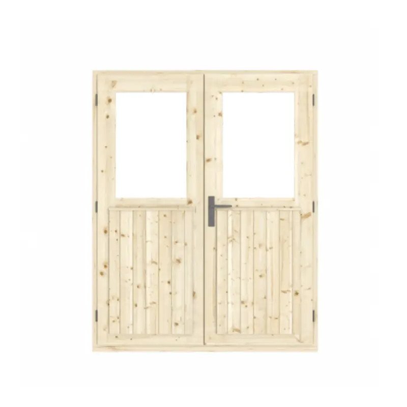 Lokki Kevyt pariovi puolilaseilla. Eristämätön. Räätälöi mittojesi mukaan