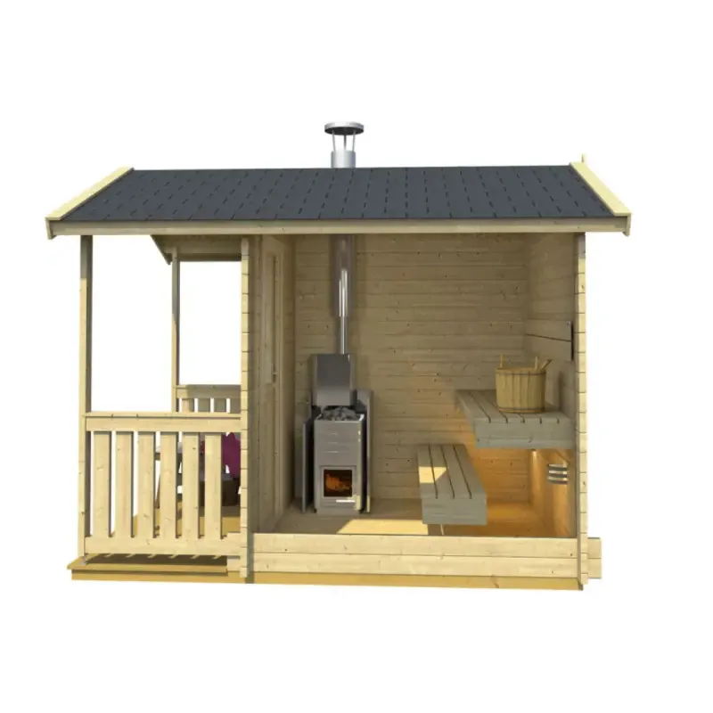 Terassillinen sauna Niklas