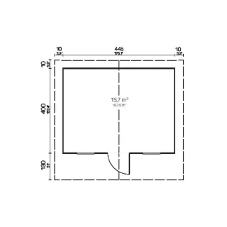 Hirsimökki Claara 15,7 m² – Halvat hirsimökit & pakettitarjous