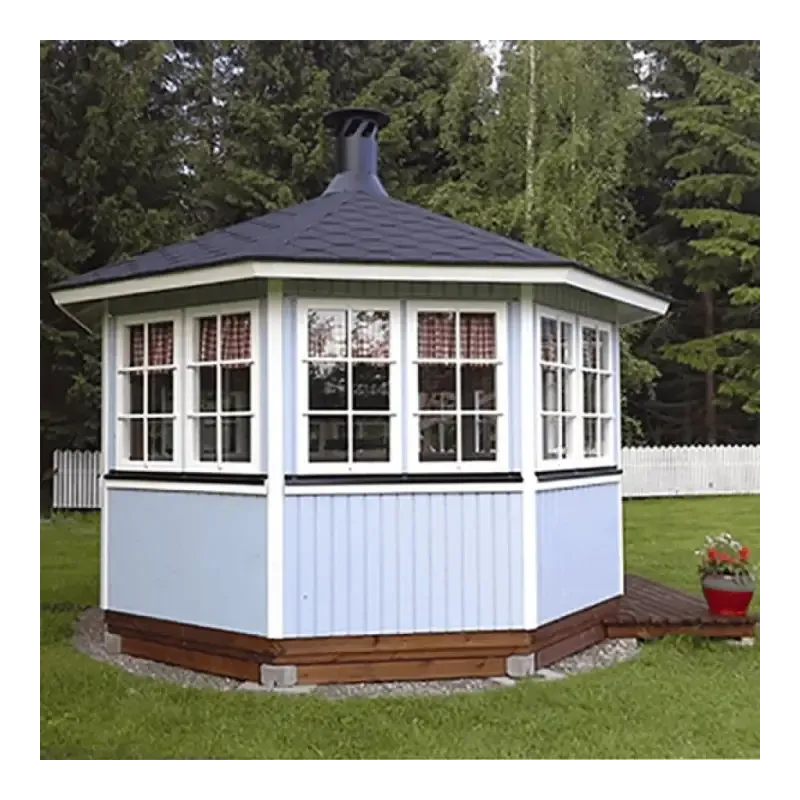 Festivo 6-k on perinteinen huvimaja. edullinen grillikatos pihalle