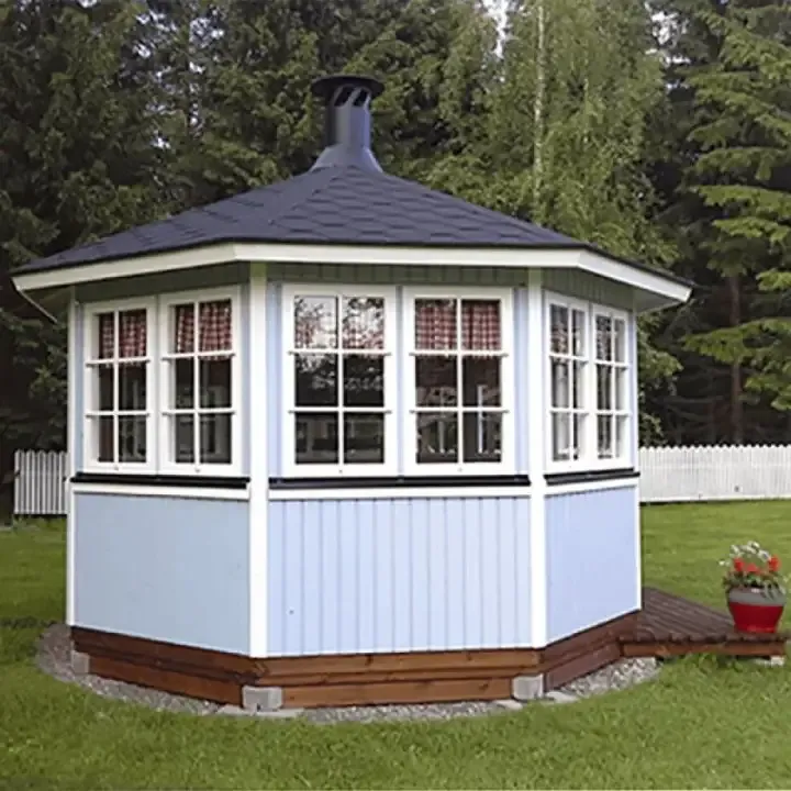 Festivo 6-k on perinteinen huvimaja. edullinen grillikatos pihalle