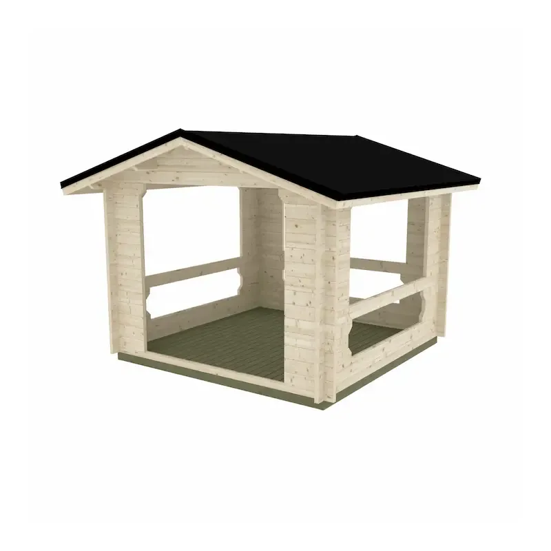 Grillikatos Loimu 9 m² – Kevyt ja edullinen grillikatos pihalle