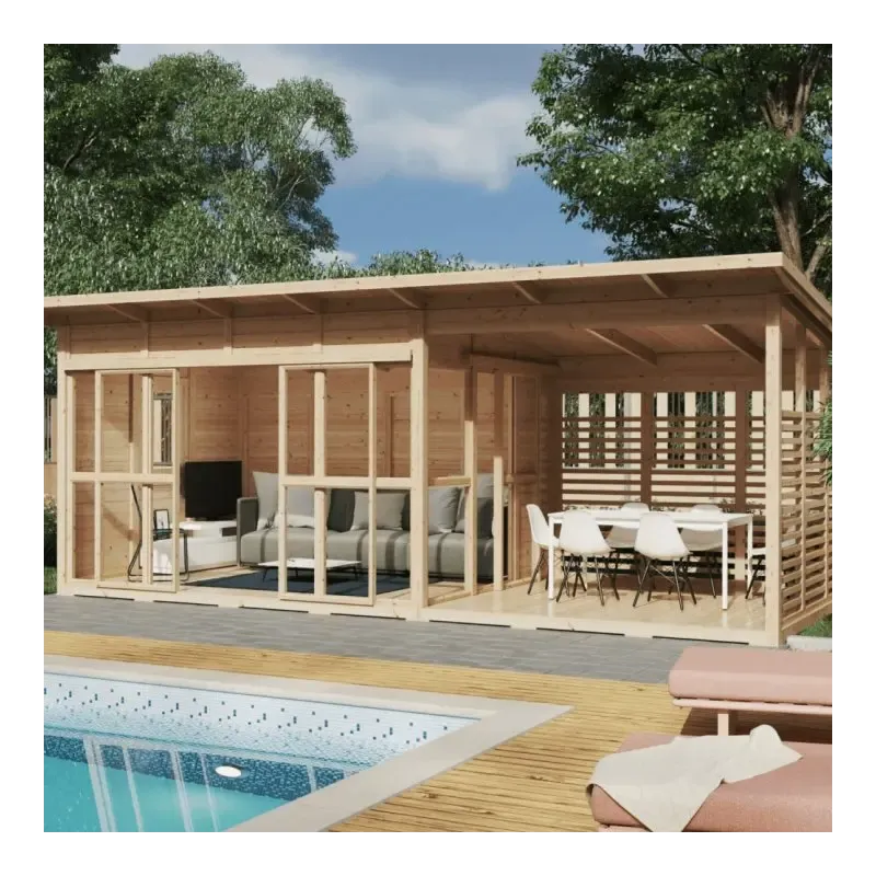 Iso grillikatos Kesäolohuone Villa Kaunissaari: Helppo Asennus.