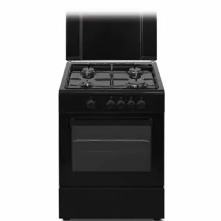 50 X 60 Musta Kaasuliesi -Tyylikäs kaasu liesi mökille ja sisäkäyttöön