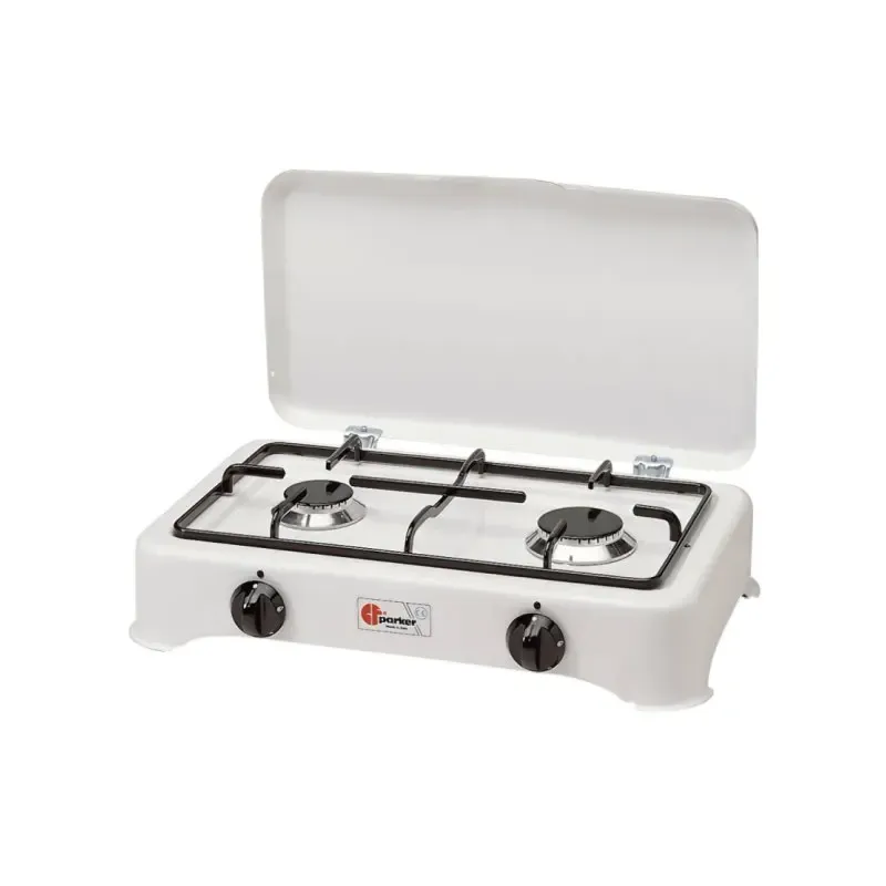 Kaasuliesitaso Parker 2-liekkinen. 2-polttimoinen pöytäliesi työtasolle.