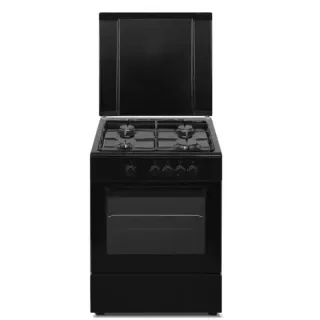 Sunwind Chef 60 x 60 musta kaasuliesi tarjoaa tilavan uunin, 4 poltinta