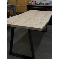 Mittatilauslankkupöytä Koivu. Räätälöi haluamasi!