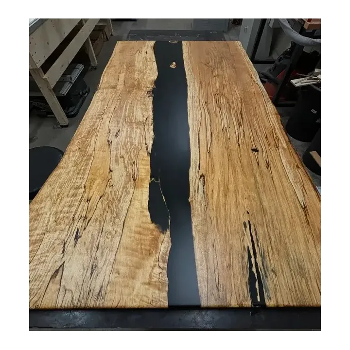 Mittatilauslankkupöytä Epoksi Spalttikoivu. Räätälöi!