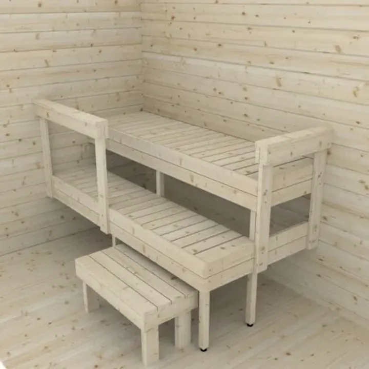 Saunan kuusilaudepaketti