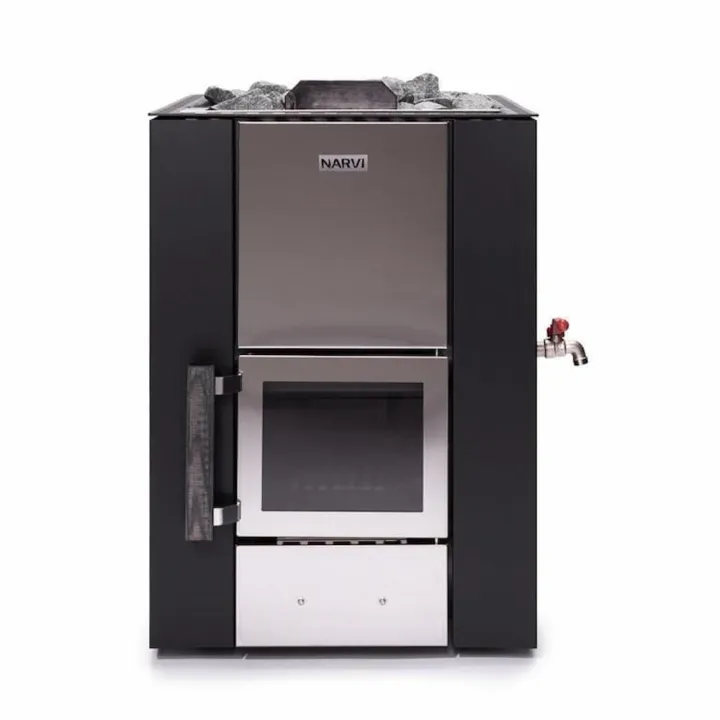 Narvi Kuru 20 VSE kiuaspaketti integroidulla vesisäiliöllä