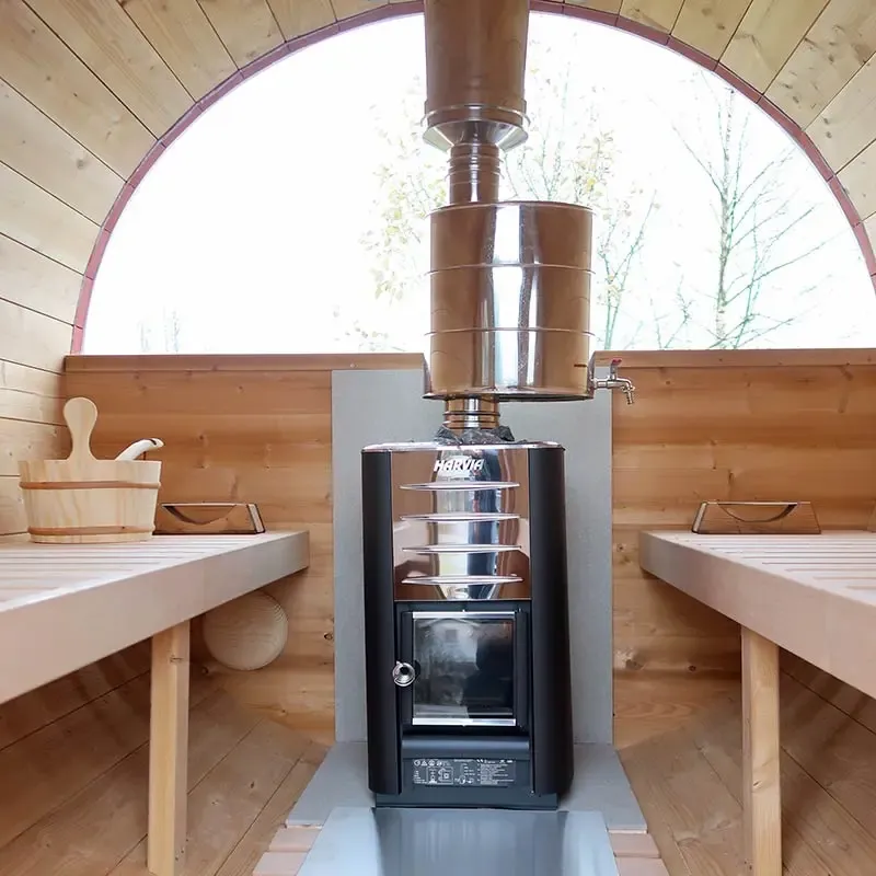 Harvia M3 puukiuassetti. Lisävaruste tynnyrisaunaan + 1630€