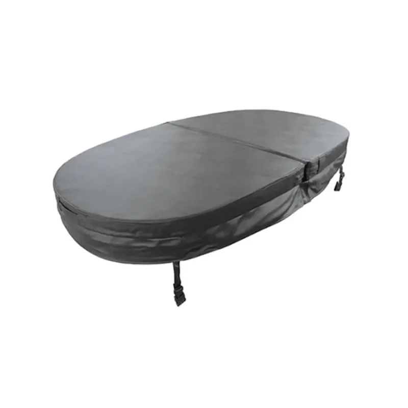 Ovaalin kylpytynnyrin eristekansi musta