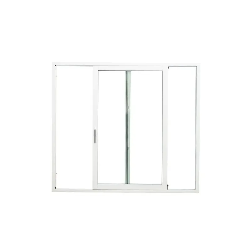 Liukuovi, puu-alumiini, valkoinen, 2490 mm. x 2290 mm, terassinovilukituksella