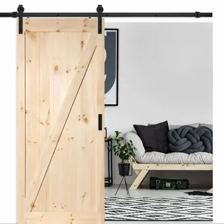 LADON Ovi – Puinen sisäliukuovi soft close -mekanismilla | Rustiikkinen ladon liukuovi kiskolla 1067mm