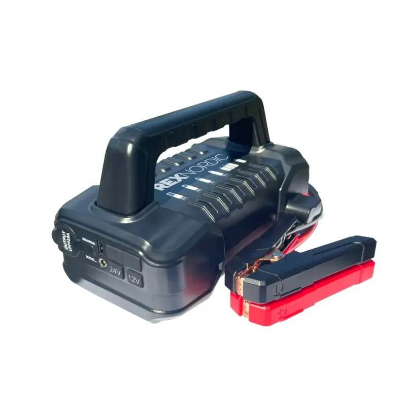 Rex Nordic Booster 2000 apukäynnistin 12/24 V – 2000 A huippuvirta
