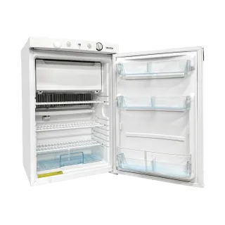 Ventus 100 TC kaasujääkaapin sisätila – hyllyt ja 10 l pakastinlokero