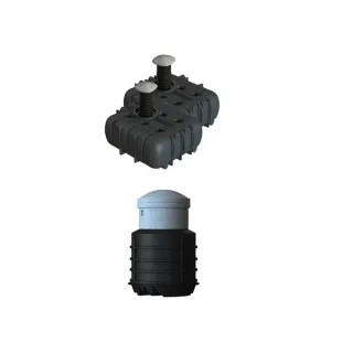 Umpisäiliö erikoismatala 10000-OD450 + IISI H6 Harmaavesipuhdistamo