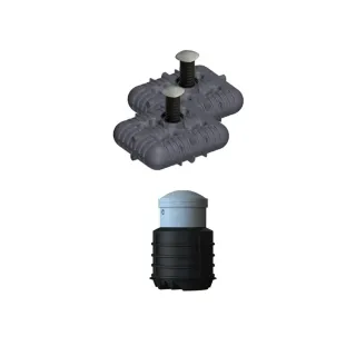 Umpisäiliö erikoismatala 12200-OD450 + IISI H6 Harmaavesipuhdistamo