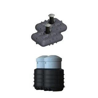 Umpisäiliö erikoismatala 12200-OD450 + IISI H12 Harmaavesipuhdistamo