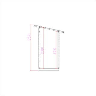 Pieni puuvaja 2,5m2-halpa polttopuuvarasto Lokkituotteelta