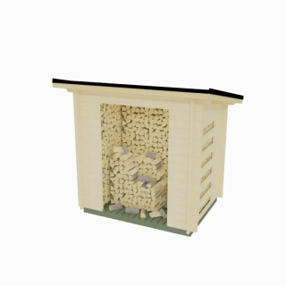 Polttopuukatospaketti Harva. 3 m2